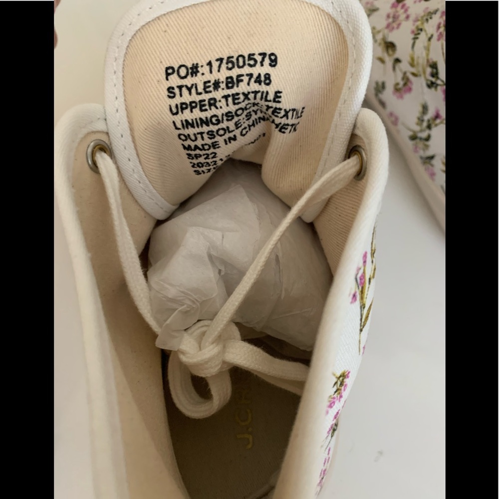 Floral High-Top Sneakers - Picture 6 of 11